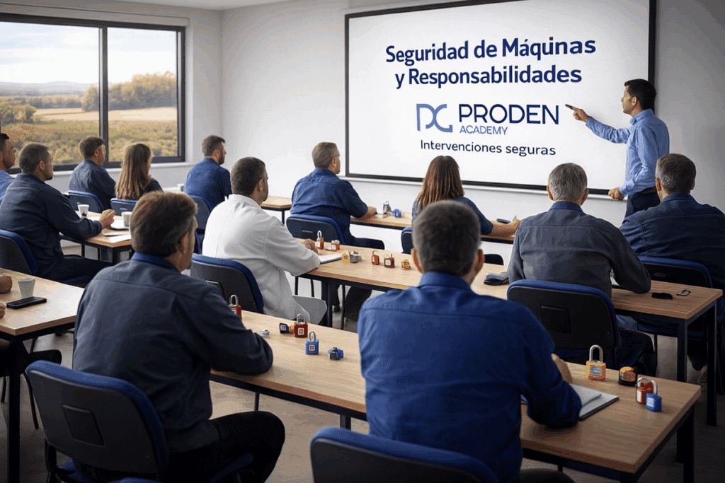 Formación en seguridad de máquinas