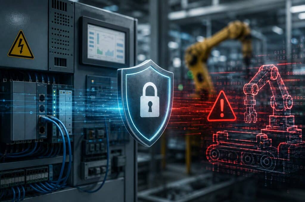 ciberseguridad en máquinas industriales